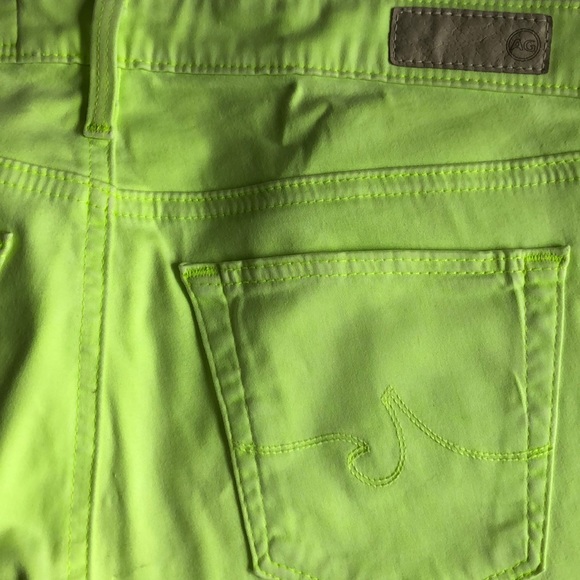 AG THE STILT CIGARETTE LEG NEON GREEN - Picture 6 of 6